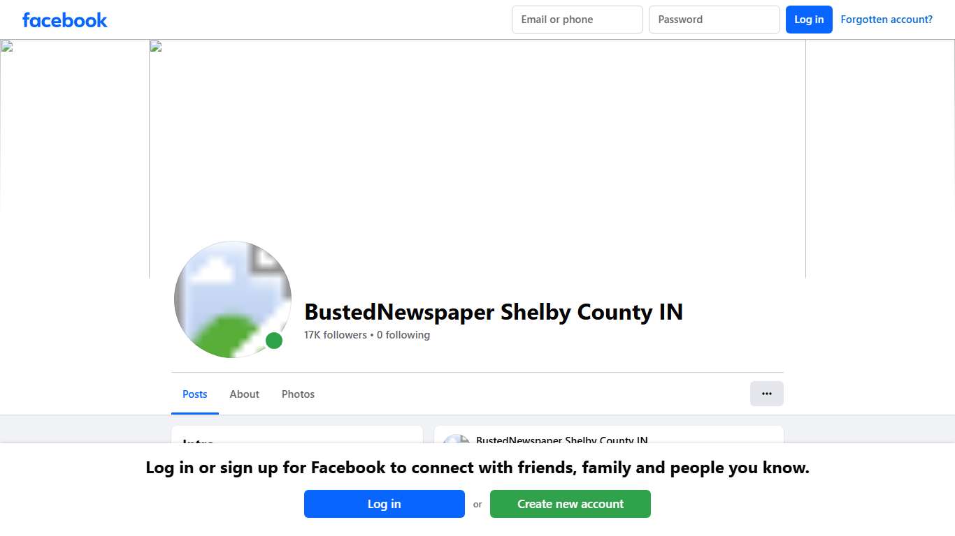 BustedNewspaper Shelby County IN Facebook